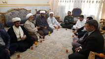 ابلاغ سلام رهبر انقلاب اسلامی ایران به جانبازان در ایرانشهر